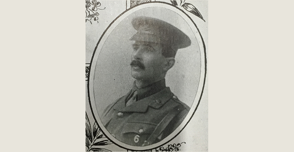 Capt John Wilfred Jenkinson of the 2nd RDF, MA, DSc, 12th Worchester Regiment, killed in the trenches in Gallipoli on 7 June 1915