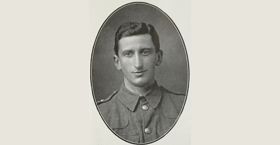 Mr Charles F. Bell, 7th Battalion RDF, who fell at Suvla Bay.