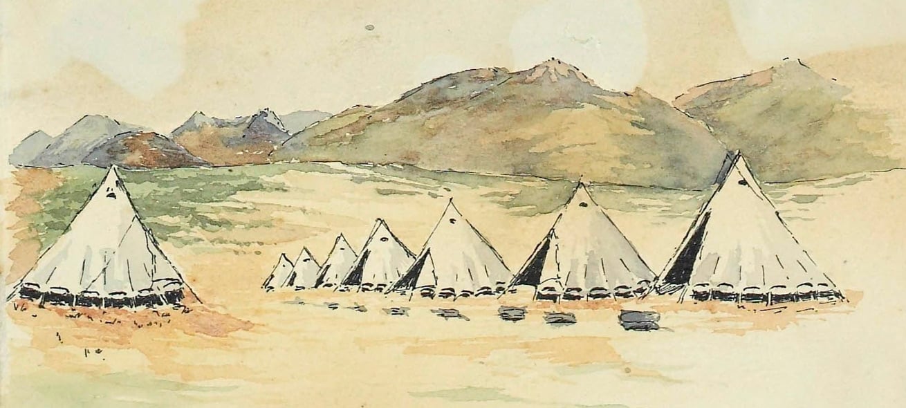 Sketches by Lieutenant-Colonel Arthur O’Neill Chichester