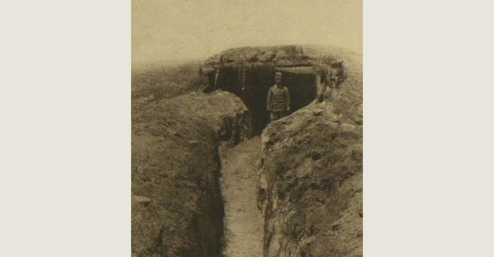 From the Turkish side: A Turkish trench on the walls of Troy