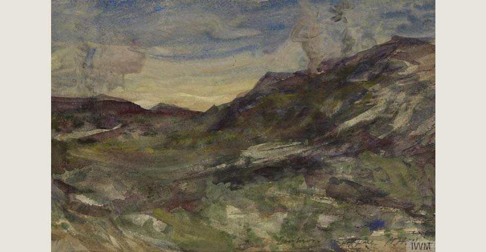 Nightfall on Imbros, June 1915 (by Herbert Hillier)