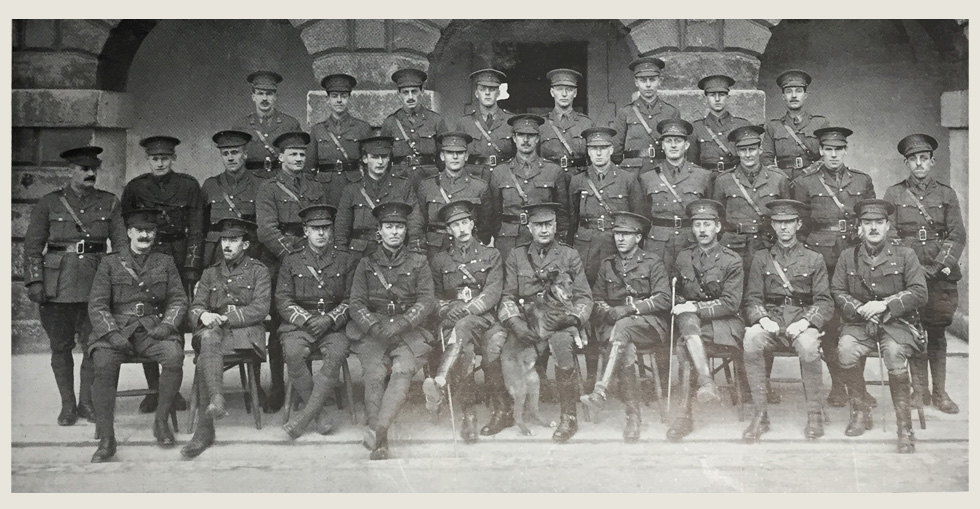 Officers of the 7th Battalion RDF