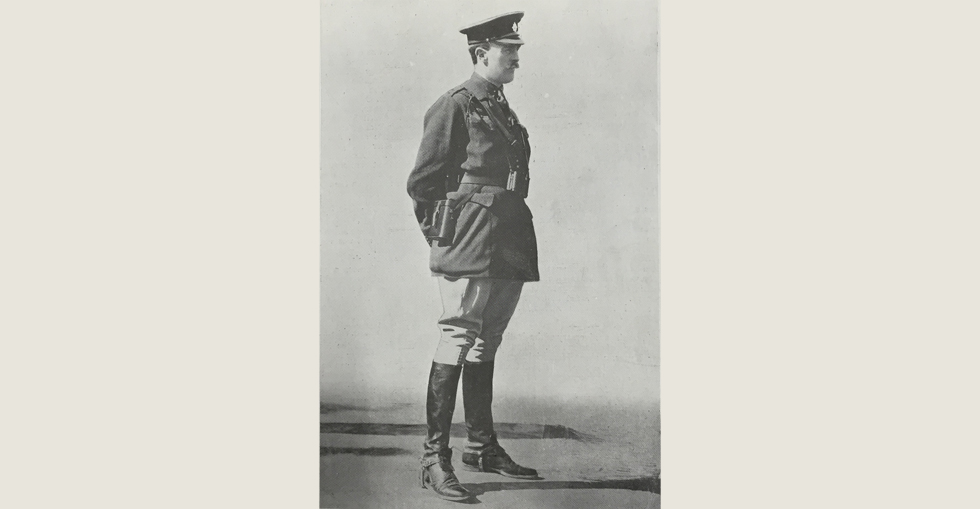 Viscount Powerscourt, who was invalided home from the Dardanelles in late 1915