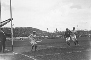 Ireland- USA hurling match in the Tailteann Games, 1924. (NLI)
