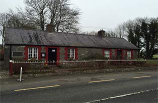 The Ledwidge family house in Slane, Co. Meath.