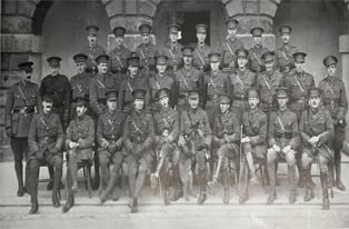 Officers of the 7th RDF. (Irish Life, Vol 12, April 2nd 1915)
