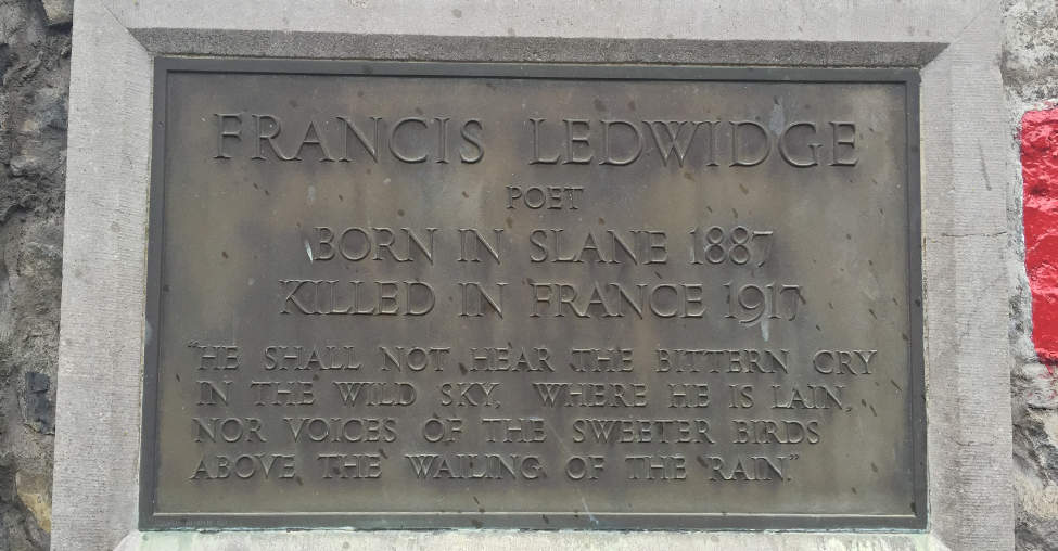 Francis Ledwidge: War Poet